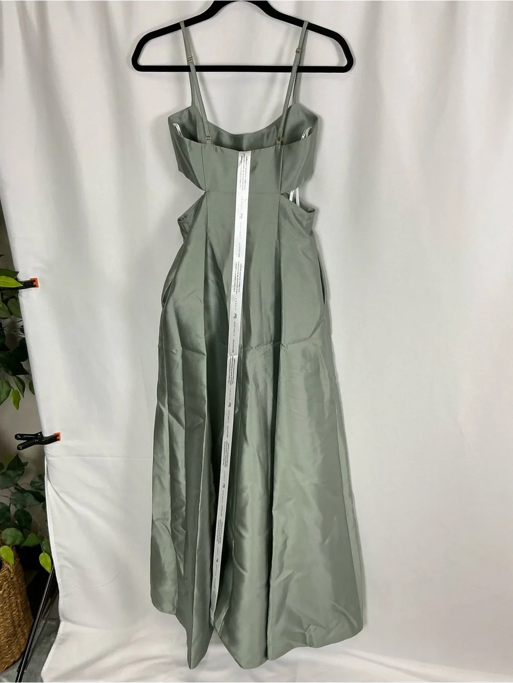 ALFRED SUNG Sage Green Dress - Picture 3 of 6